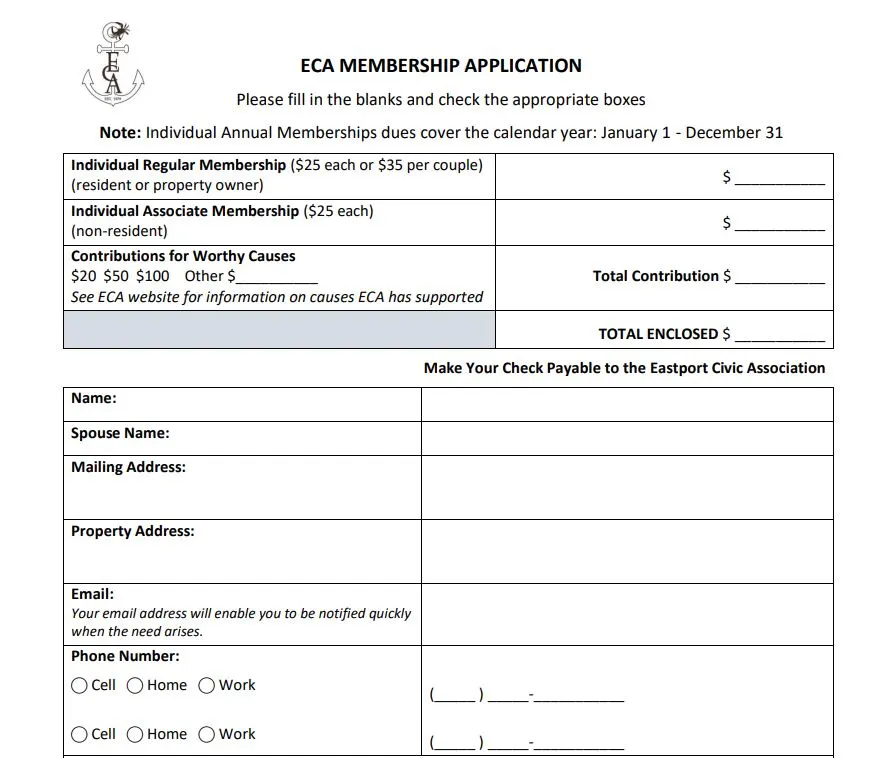 59 Membership Form Templates For Associations • Glue Up 6032